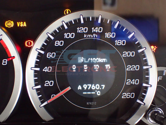 Honda accord cluster - Flickering LCD