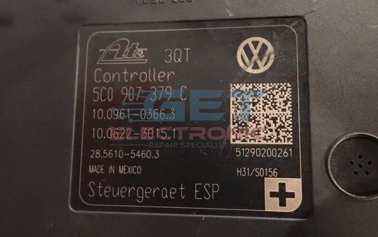 ATE ABS control module Internal Erorr  5C0 907 379