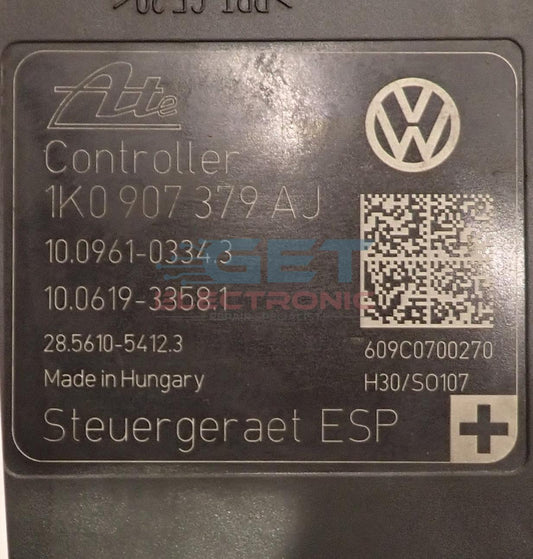 Audi A3 ATE ABS control module Internal Error  1K0 907 379