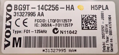 VOLVO S60, V60, SC60 - 2010-2017 control module BCM Repair service