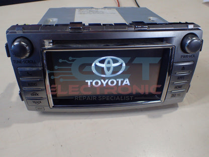 Toyota Hilux Highlander Kulger Radio unit touch screen - Broken LCD, display faulty repair service.  Digitizer repair.