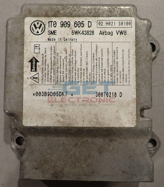 VW Touran Mk1 (1T1 / 1T2) SRS Airbag Module Repair Service