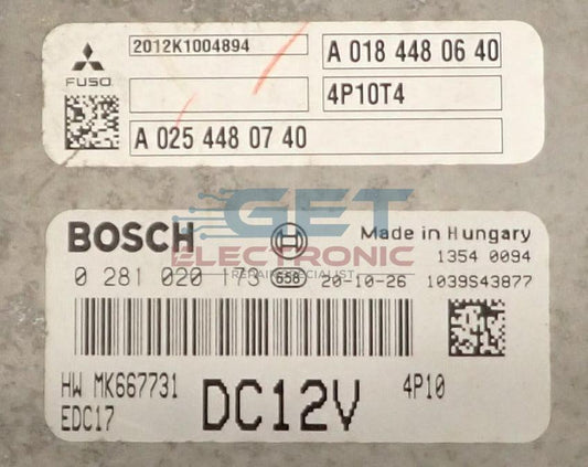 Mitsubishi 4P10 3.0L diesel ECU Repair Service + Optional Cloning Service