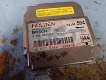 Holden Monaro SRS unit repair - Bosch 0 280 001 473 - acceleration sensor faults