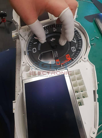 Ferrari Instrument Cluster Repair – No LCD Display