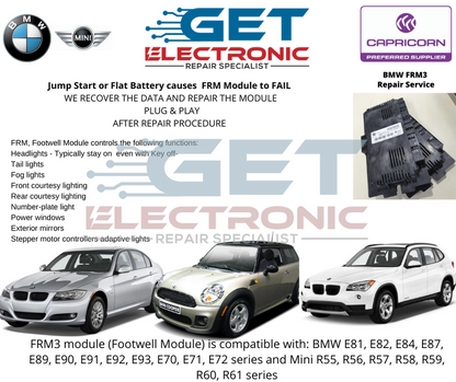 FRM3 - Footwell Module  BMW/ Mini - Repair service
