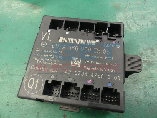 MERCEDES-BENZ A 166 900 55 05 / A1669005505 CLA Coupe (C117) 2014 Control unit for door