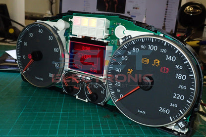 VW Golf Mk5 Instrument Cluster LCD Replacement (Half Screen Display)