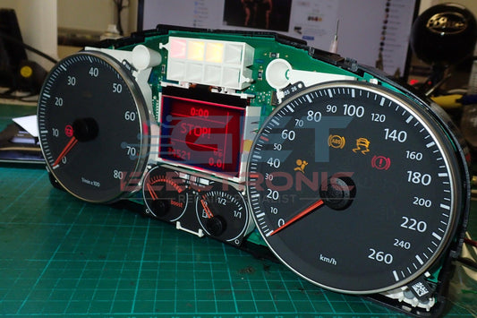 VW Golf Mk5 Instrument Cluster LCD Replacement (Half Screen Display)